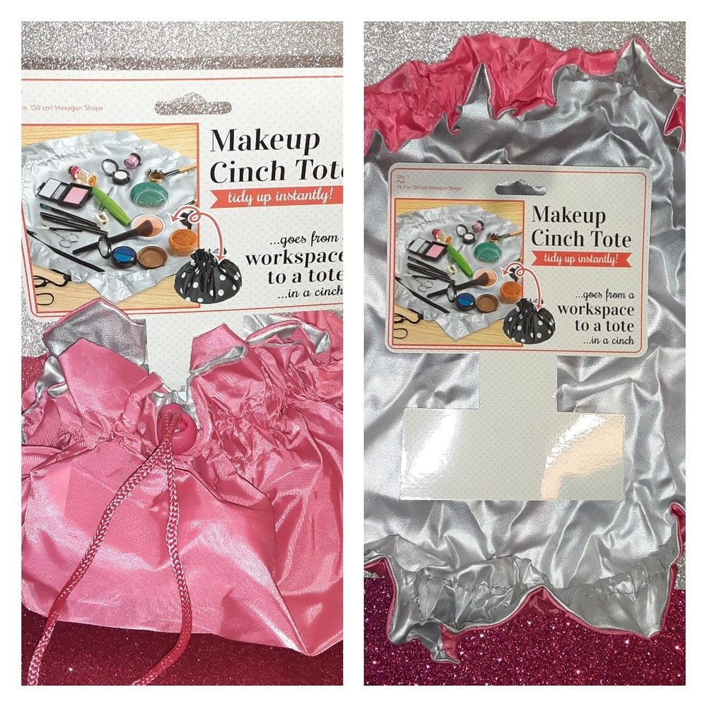 SCHROEDER CINCH TOTE FOR MAKEUP/JEWELRY